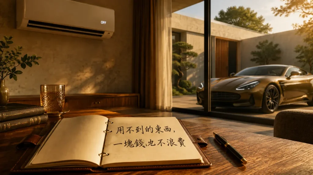 有錢人思維-有錢買跑車，同時在省冷氣錢